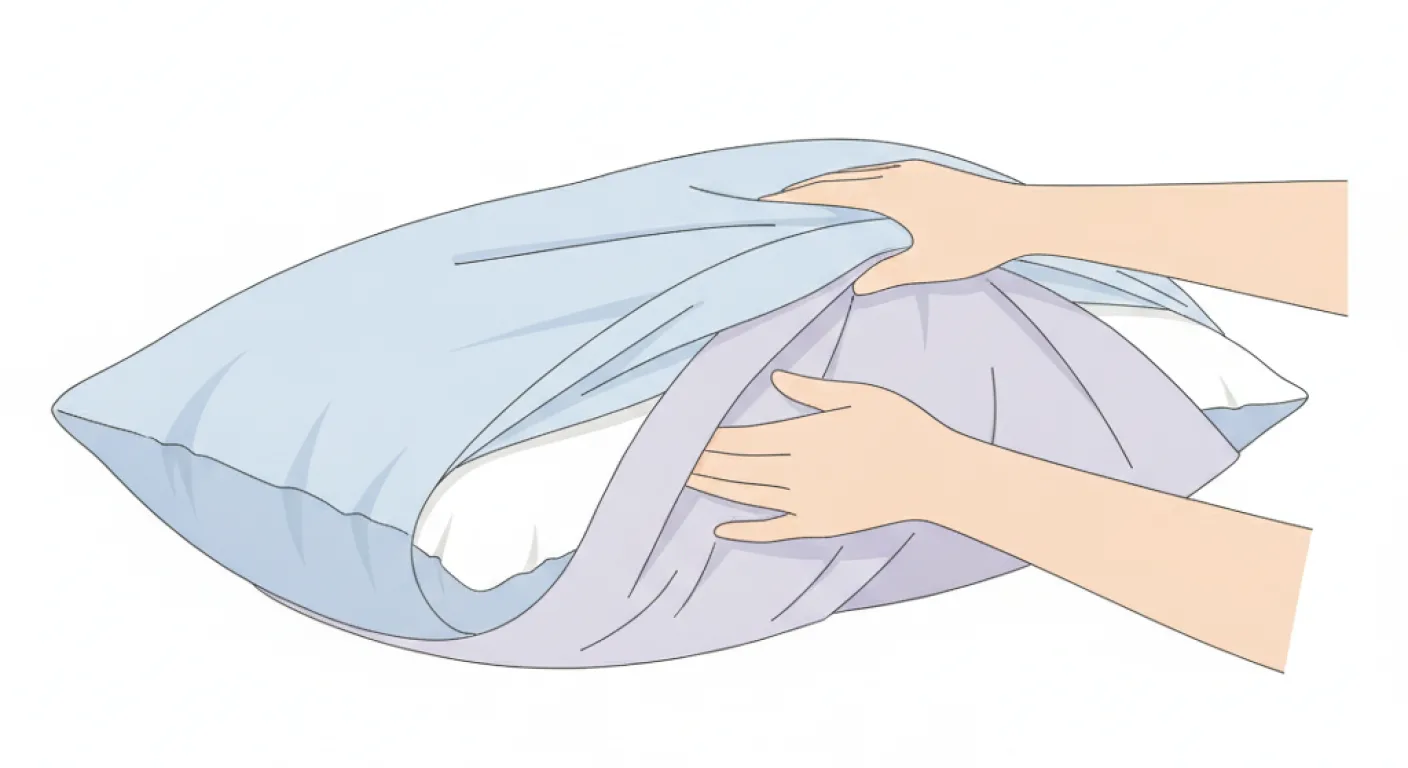 베개 냄새 막는 베개 커버 관리
