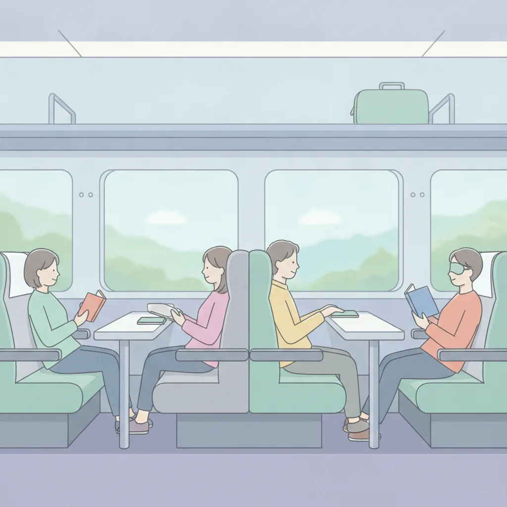 KTX 좌석 조용한 칸
