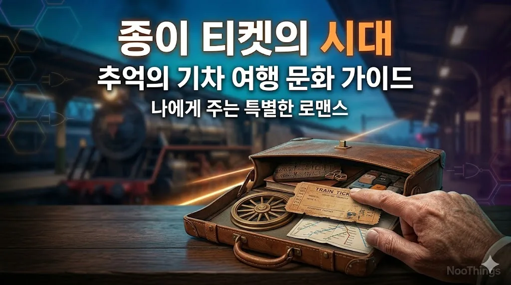 종이 티켓의 시대 — 추억의 기차 여행 문화 가이드