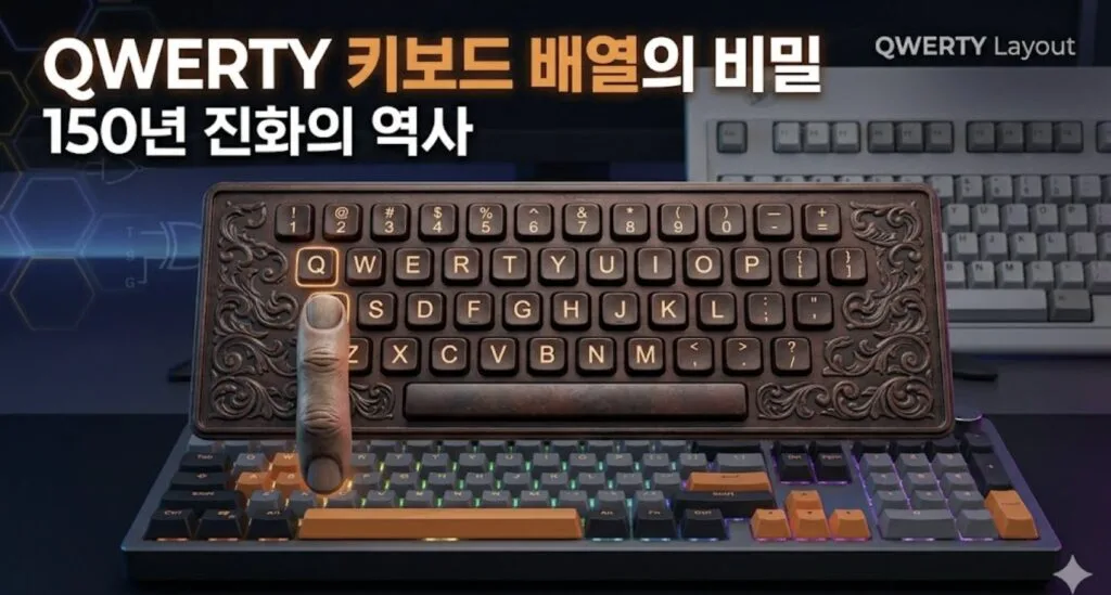 QWERTY 키보드 배열의 비밀과 150년 진화의 역사