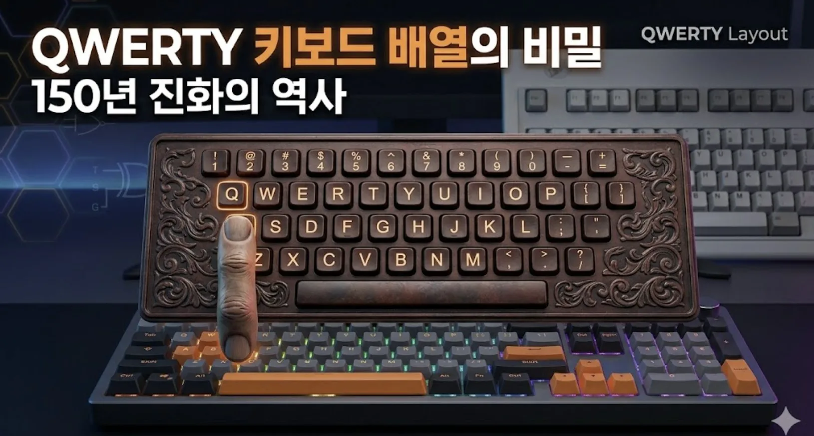 QWERTY 키보드 배열의 비밀과 150년 진화의 역사
