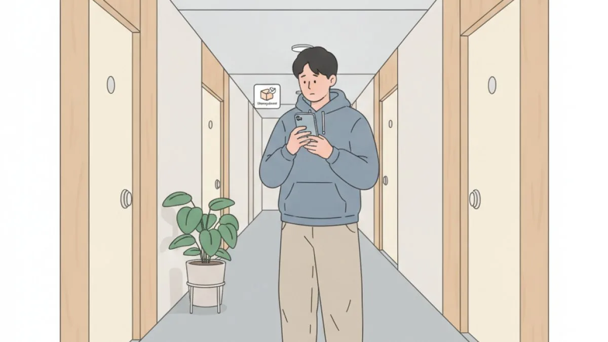 택배 안왔는데 배송완료 - 배송완료 문자 확인
