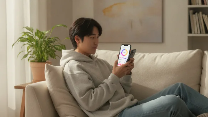 알바 세금 환급 홈택스에서 조회하는 스마트폰 화면