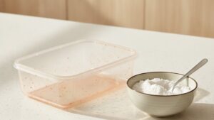 김치통 냄새 제거, 락스 말고 과탄산소다로 배인 냄새 빼는 법
